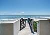 Stroll down to the beach from your private access from the 2nd story deck. 
