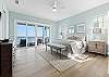Watch TV from the plush King bed or fall asleep to the sounds of the waves crashing. 3rd Floor King Master Suite