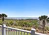 This 2nd floor balcony has direct ocean views.