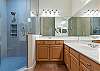 Primary Ensuite with Shower and Dual Vanities 