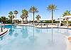 Cinnamon Beach Clubhouse Pool with gradual entrance slope.