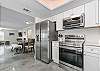 Beautiful Kitchen with Stainless Steel Appliances