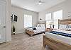 2 Queen Beds with TV and  Ensuite