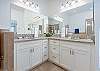 Master Ensuite with soaking tub and separate shower. 