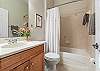 3rd Full Bathroom next to 3rd Bedroom with Shower/Tub combo. 