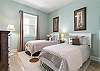 3rd Bedroom features 2 Twin Beds