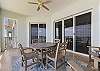 Access the balcony from the living room or the primary suite.