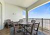 Enough space for everyone to gather on the private balcony.