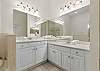 Primary ensuite features double vanities, soaking tub and separate shower!