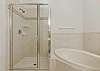 Primary ensuite features double vanities, soaking tub and separate shower!
