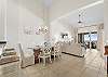Bright and airy with vaulted ceiling - another perk of the Top Floor!