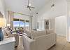 Open Concepts allows the common spaces ocean views.