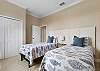 3rd Bedroom Features 2 Twin Beds that can be Converted to a King Bed!