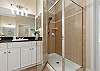 Primary Ensuite with Soaking Tub, Separate Shower, and Double Vanities.