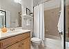 Queen Bedroom Ensuite with Tub/Shower combo.