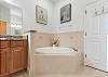 King Ensuite with Soaking Tub and Separate Shower!