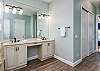 Master Bathroom on the 3rd Floor features a double vanity and plenty of room.
