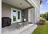 Backyard Patio with Grill and Outdoor Shower to rinse away the beach sand. 