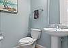 Half Bath on the 2nd Floor near the Kitchen. 