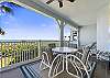 Gorgeous second floor balcony looking directly at the Ocean.