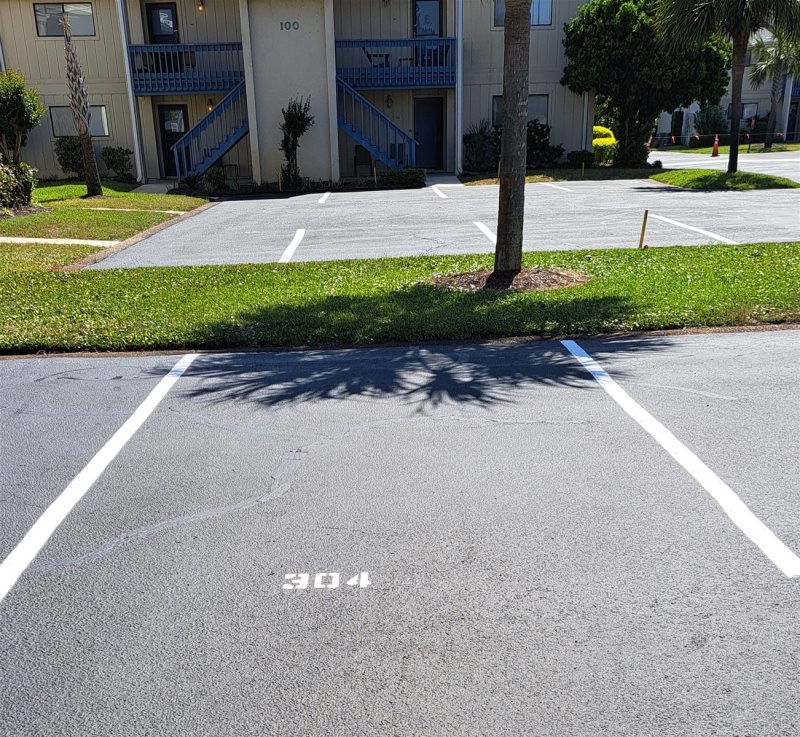 304 Numbered Parking Spot