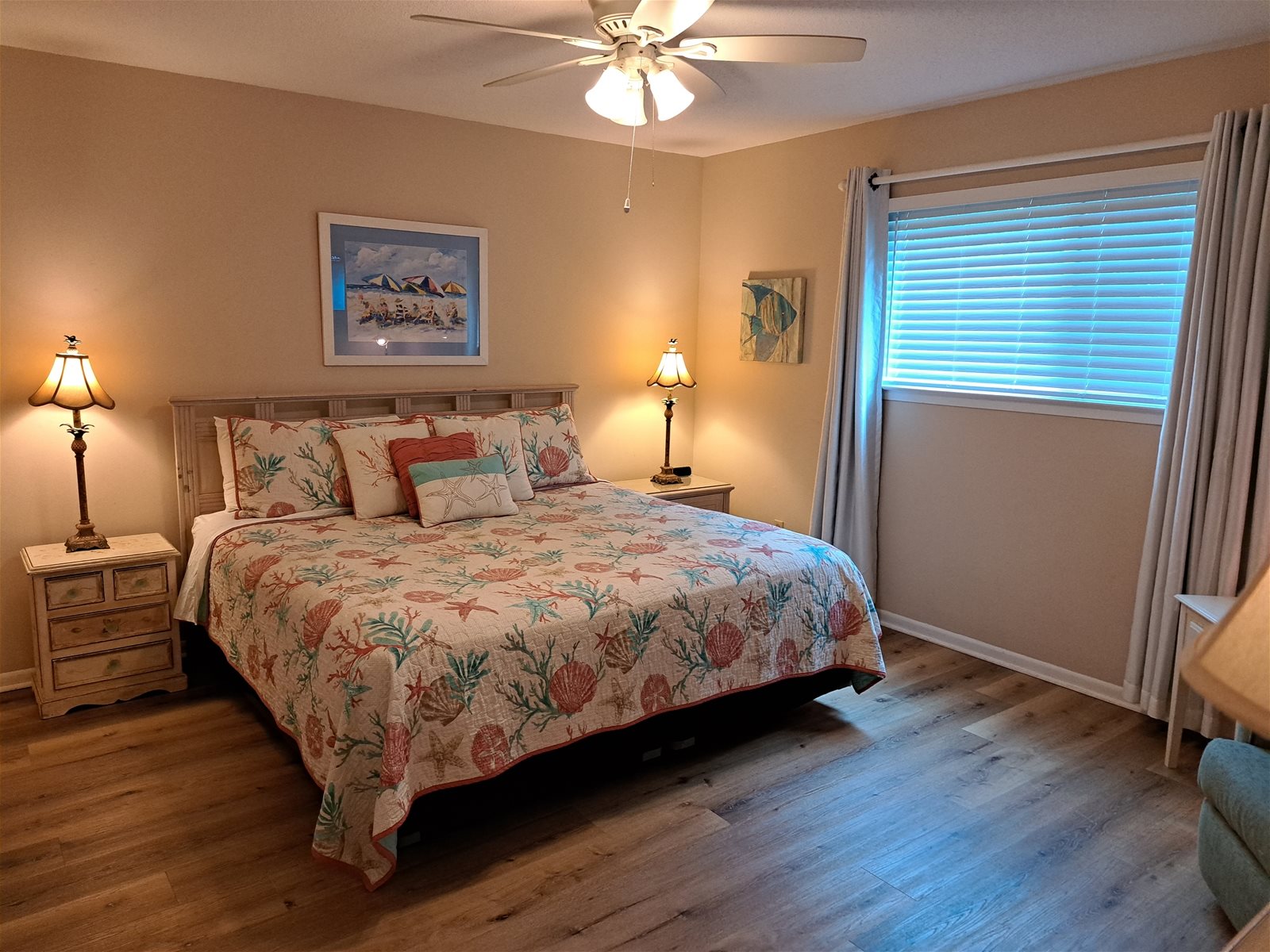 Master Bedroom with King Size Bed