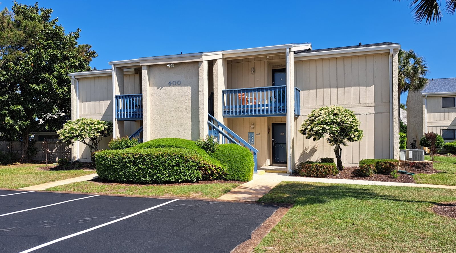 Building 400 Unit is Upper Left