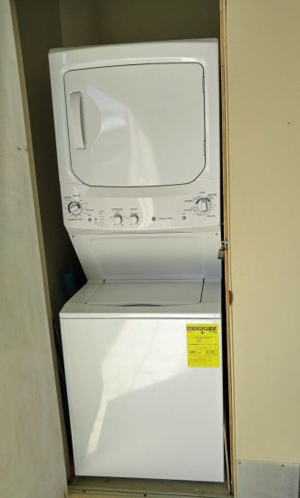 Washer and Dryer Combo in Laundry Closet