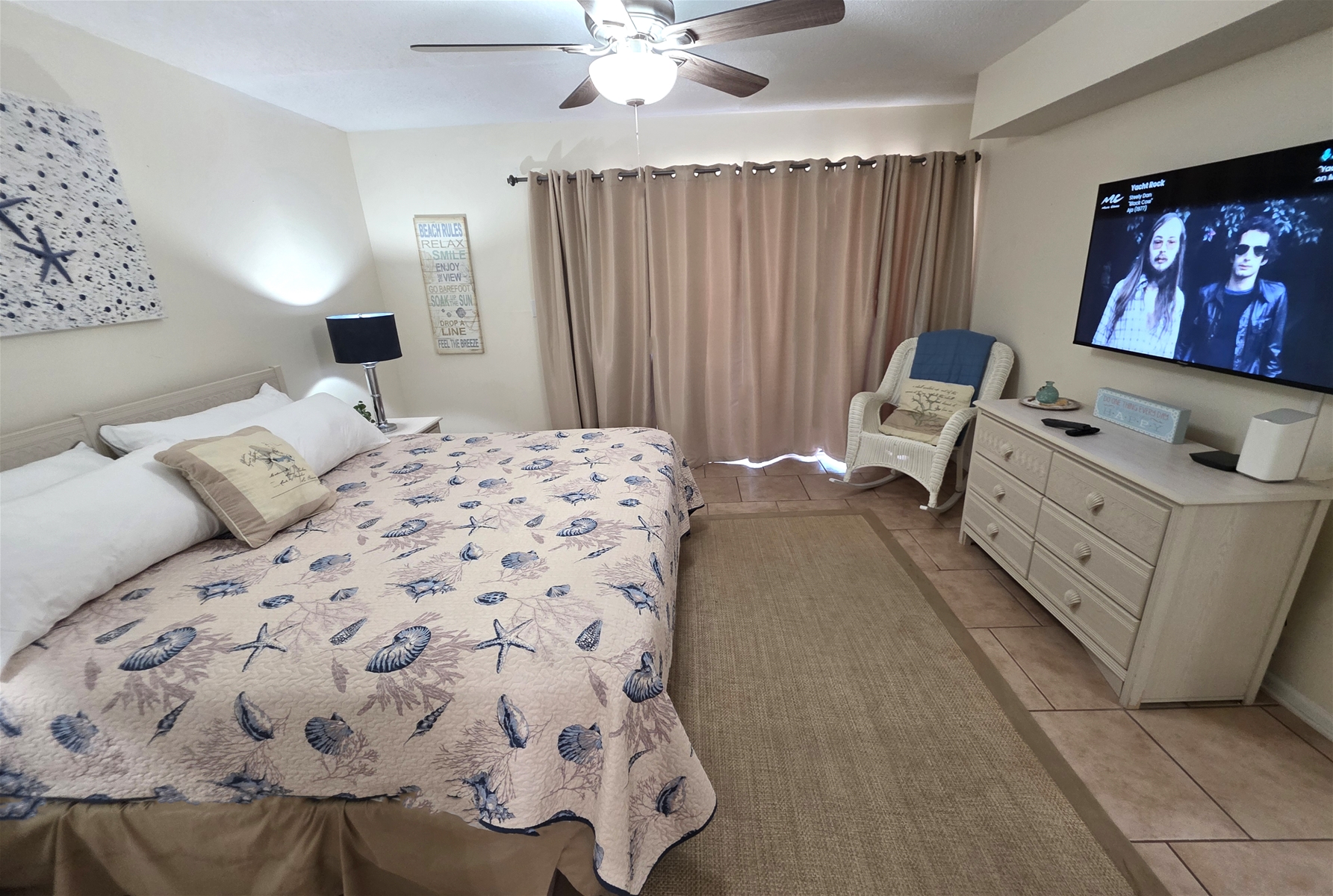 Bedroom with Sliding Door to Patio