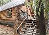 Outdoor stairs to lower level
