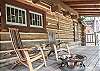 Covered sitting areas w/propane fire pit