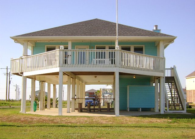 Bolivar Peninsula Tx United States Blue Whale Cobb Real Estate Blue Whale Exterior View