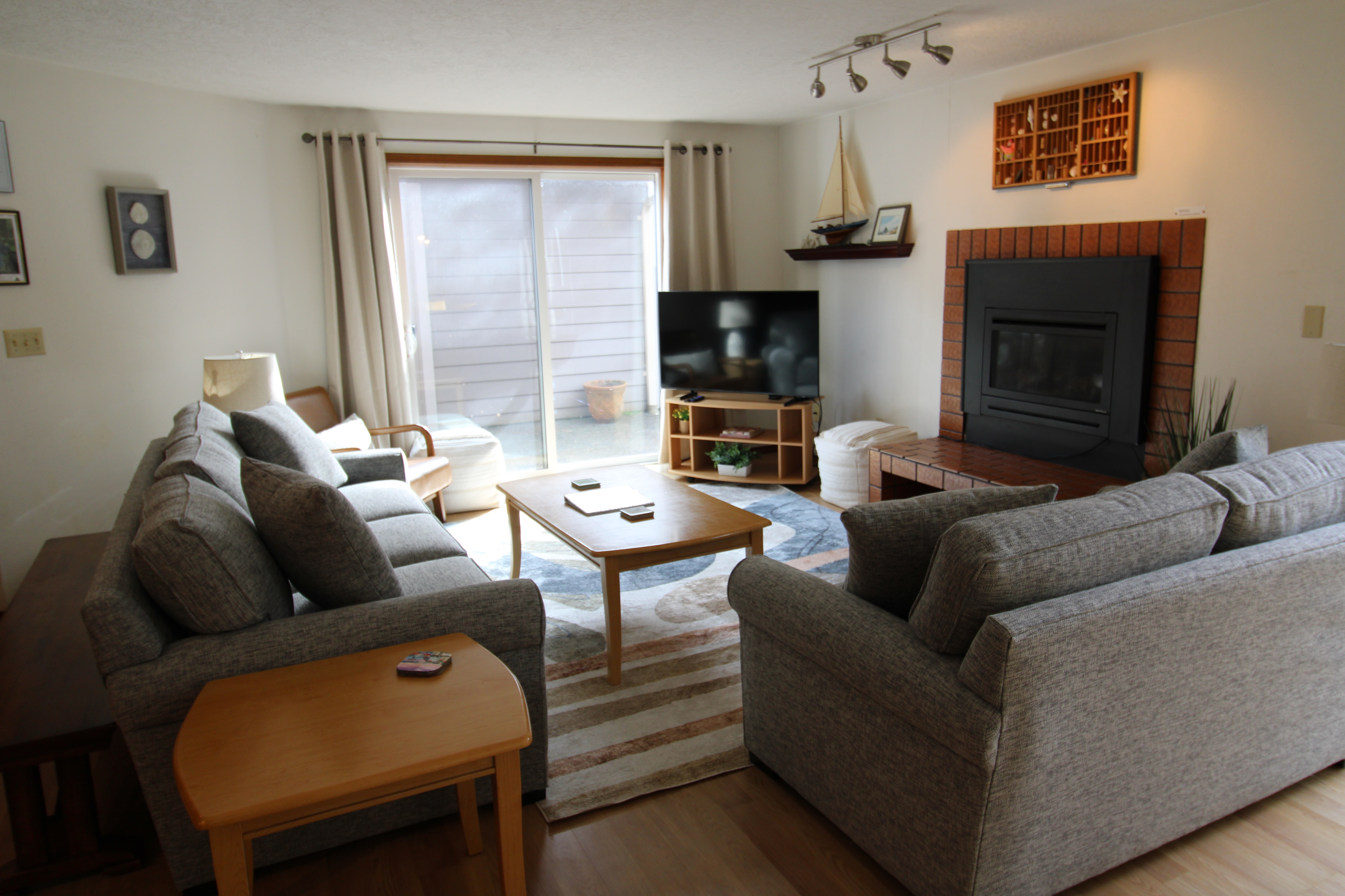 C-1 Living area w/ gas fireplace