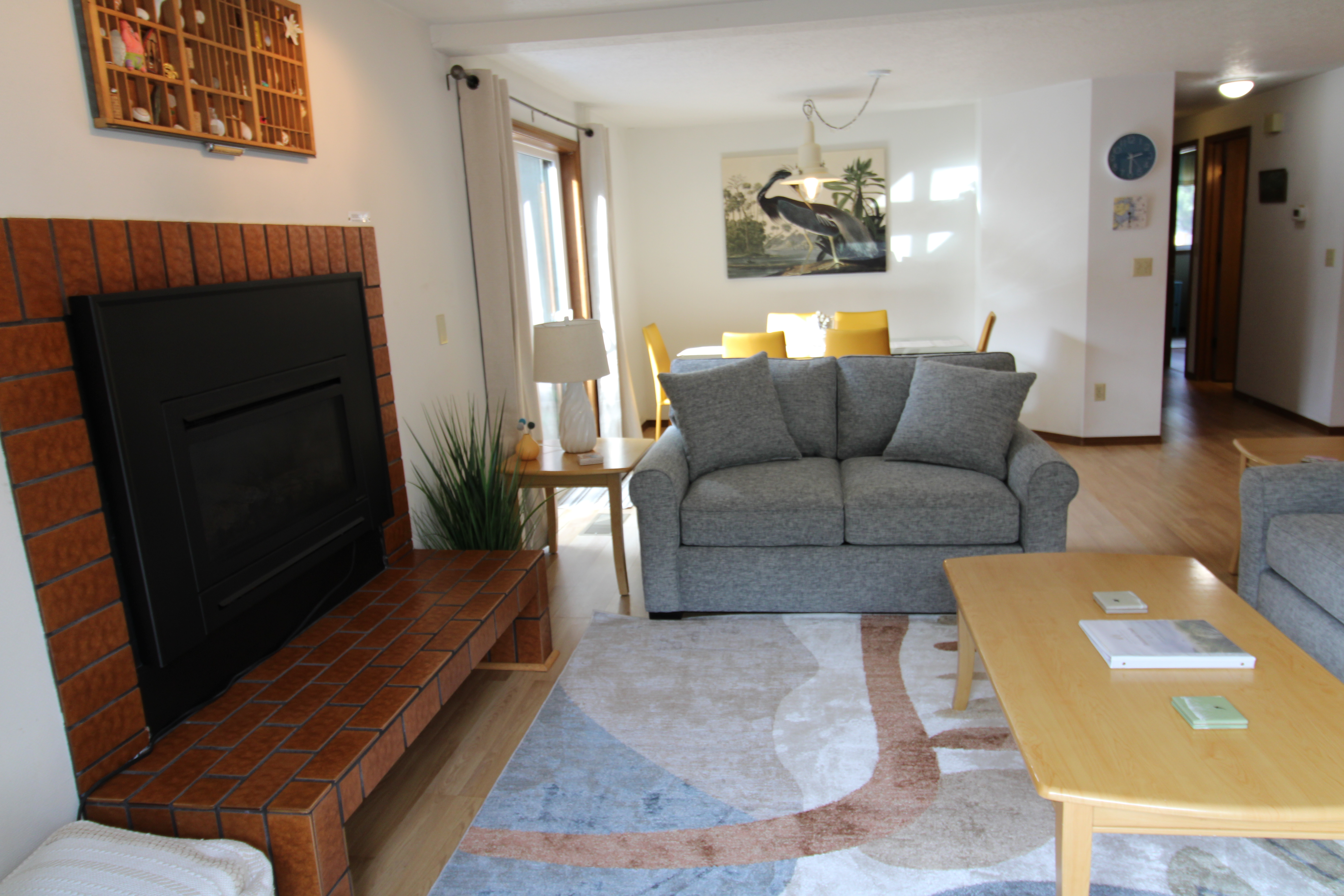 C-1 Living area w/ gas fireplace