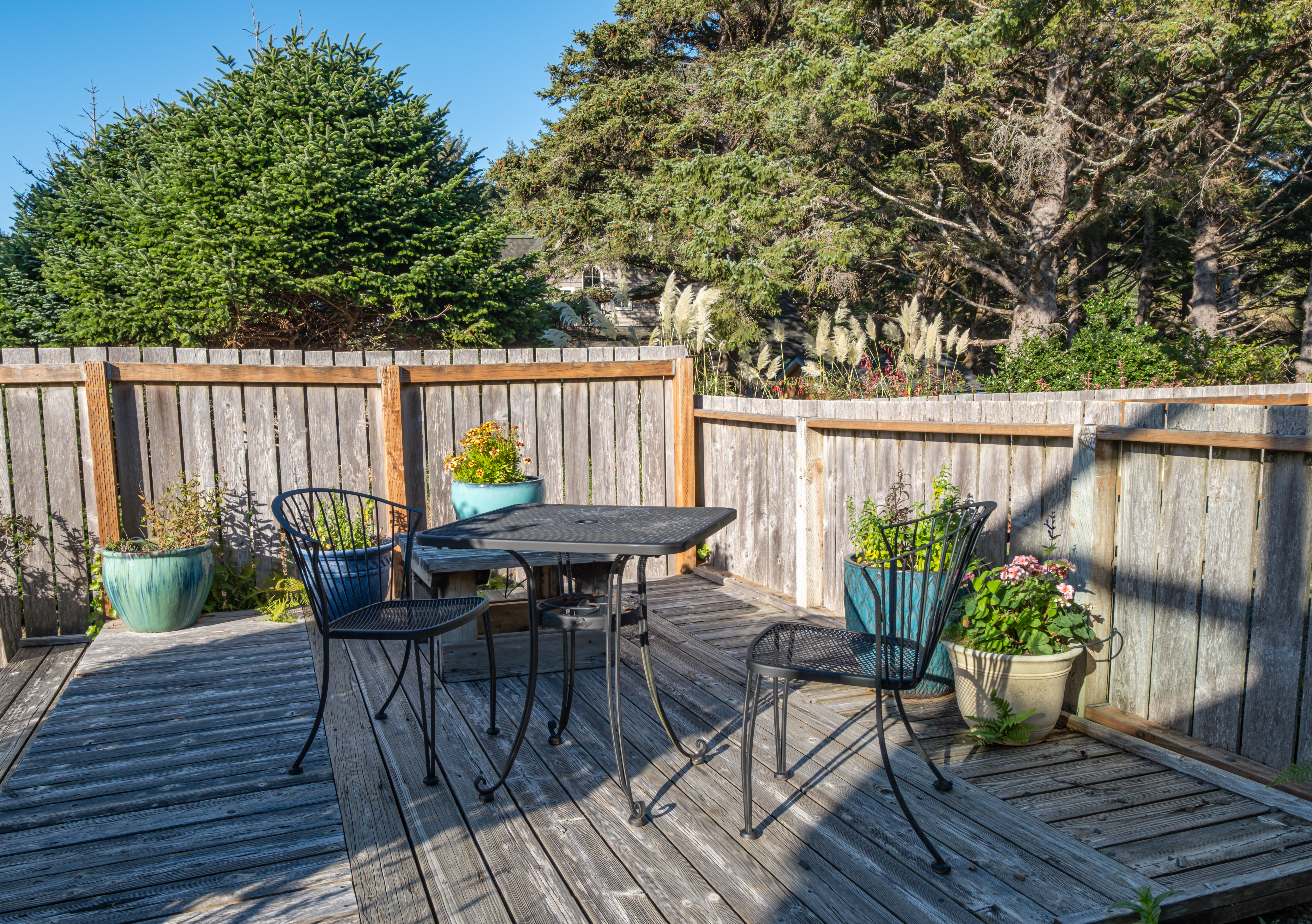 Outside sitting area