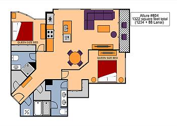 Allure #804 Floor Plan
