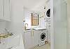 Fully renovated laundry area.  Washer and dryer