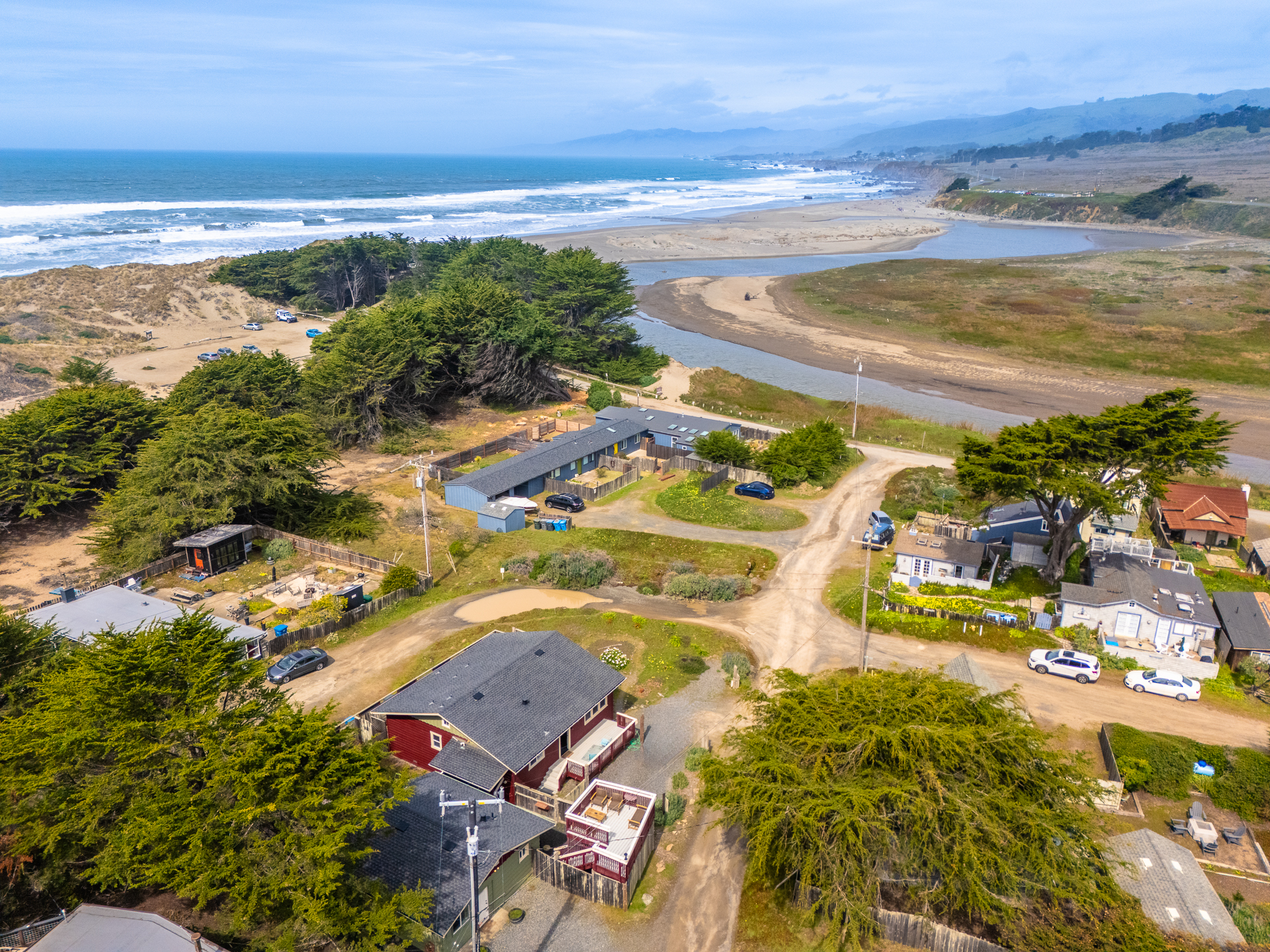  Salmon Creek and the Beach itself.