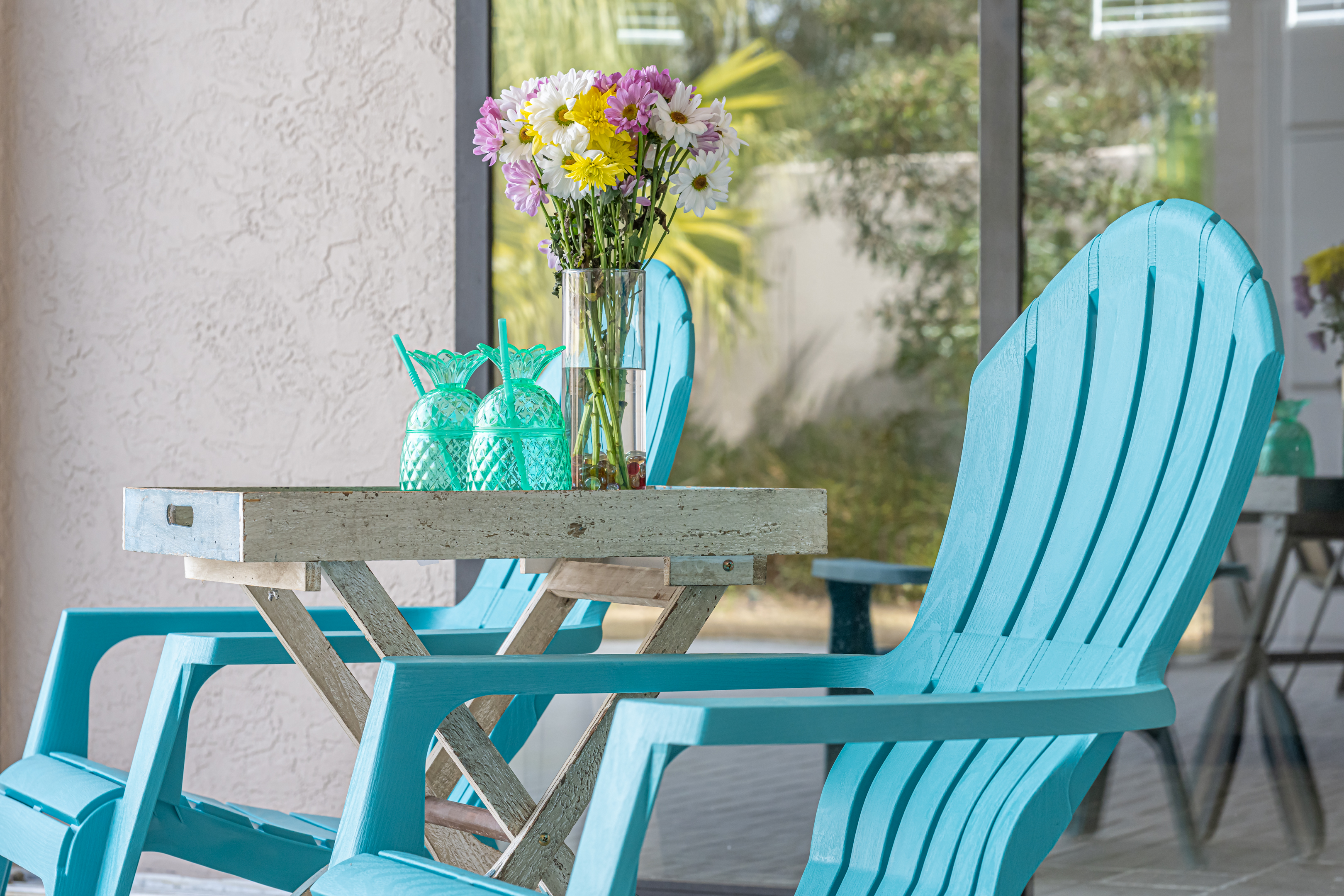 Relaxing seating outside