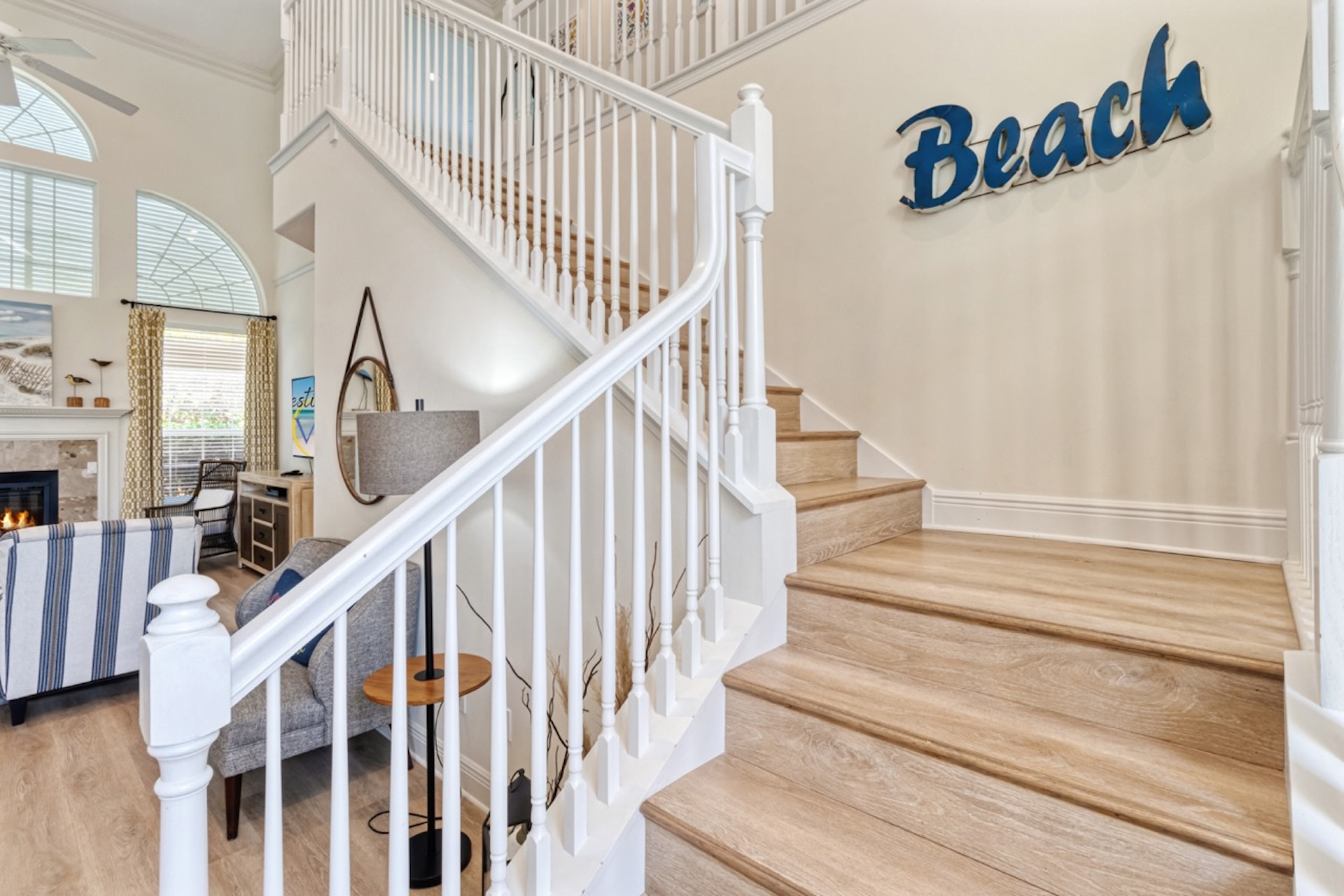 Stairs to second floor