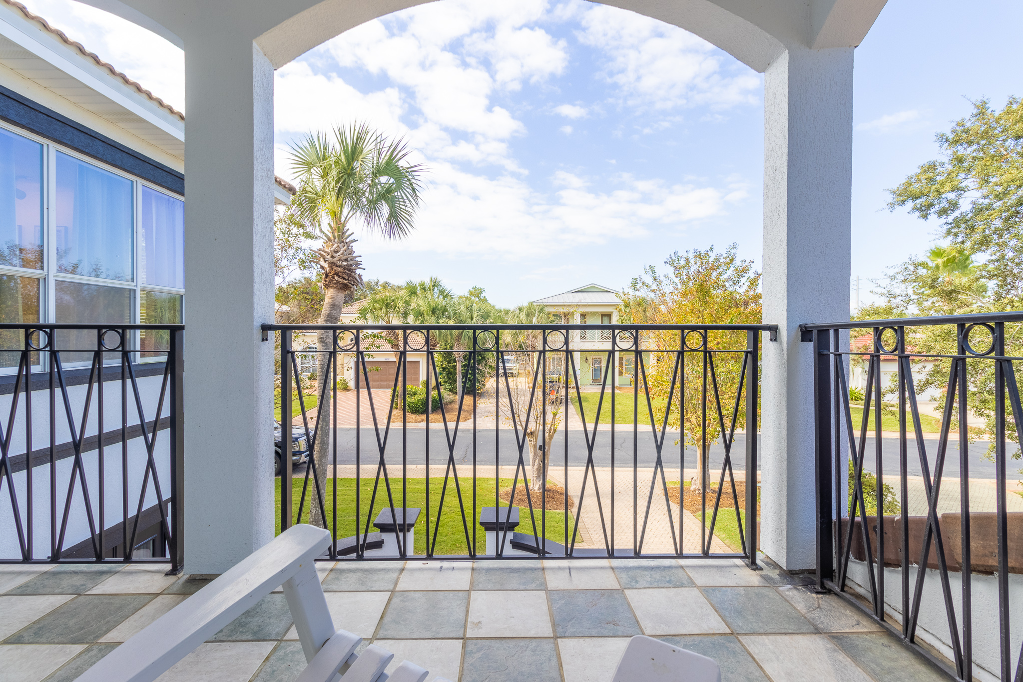 Second floor balcony