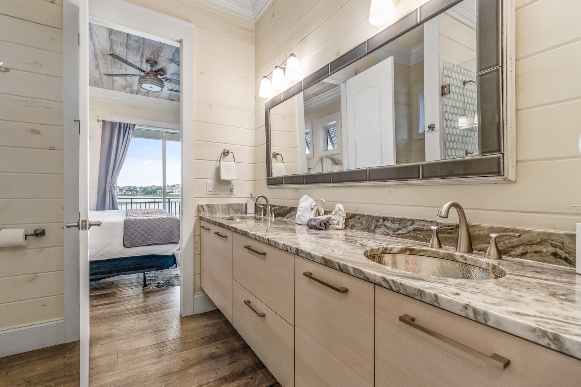 Jack & Jill bathroom for guest bedrooms 2 & 3 - second floor