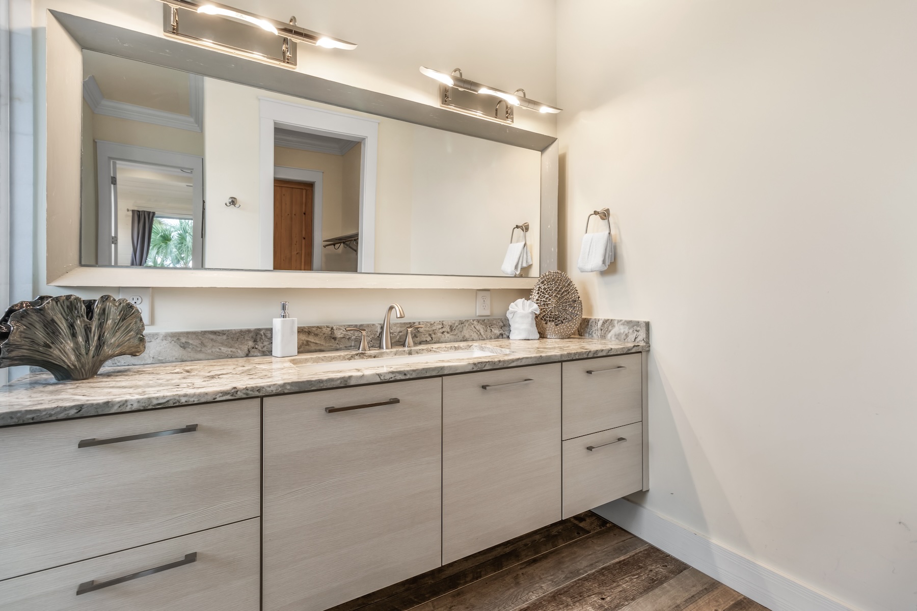 Guest bedroom 4 ensuite double vanity - second floor