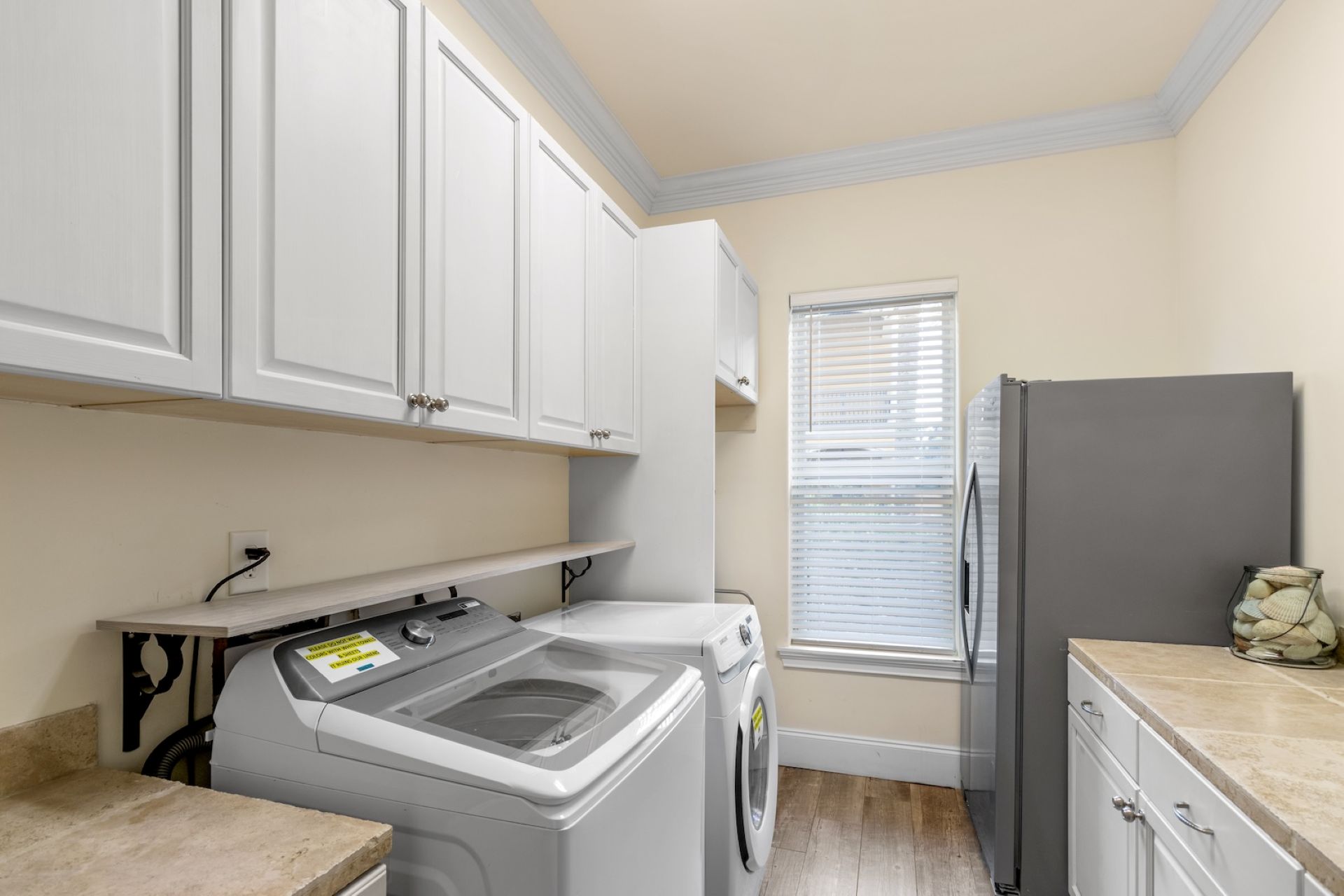 Convenient laundry room
