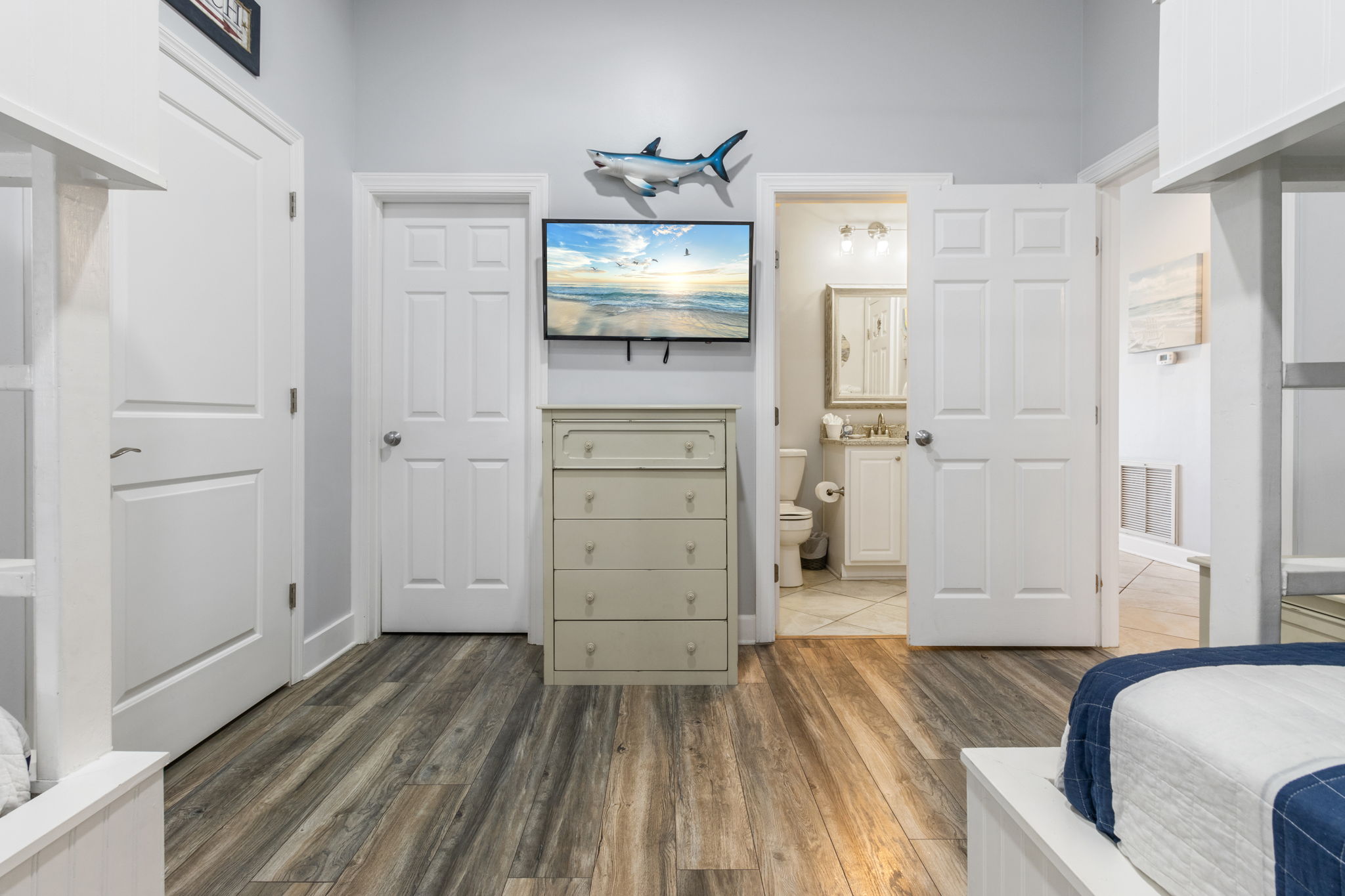 Smart TV in the bunk room