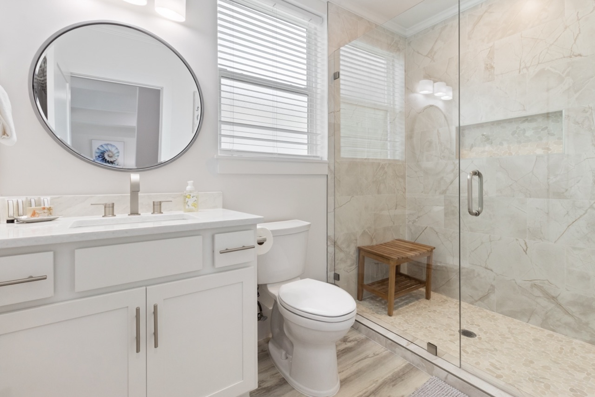 Stunning full bathroom on second floor