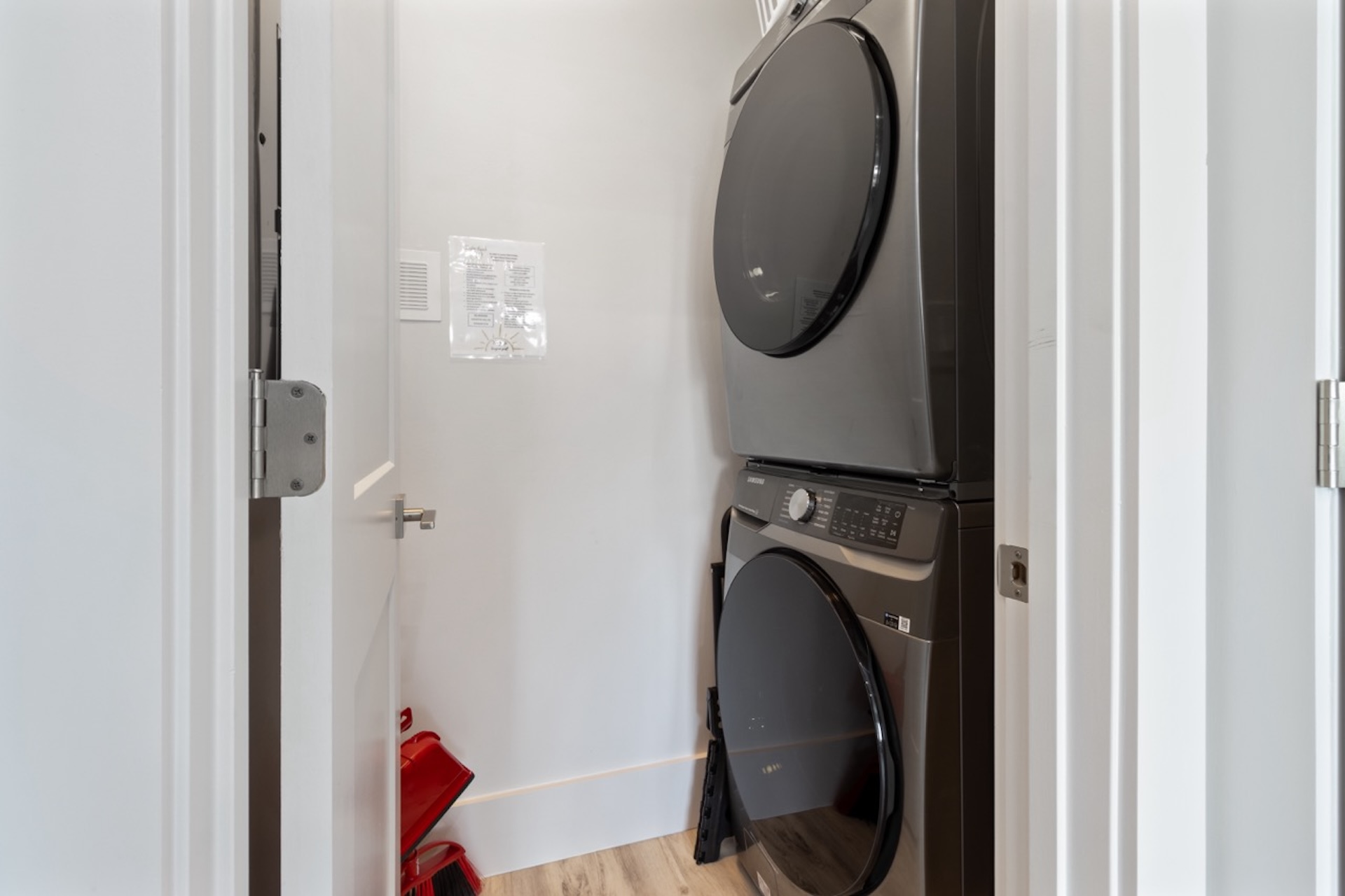 Convenient laundry room
