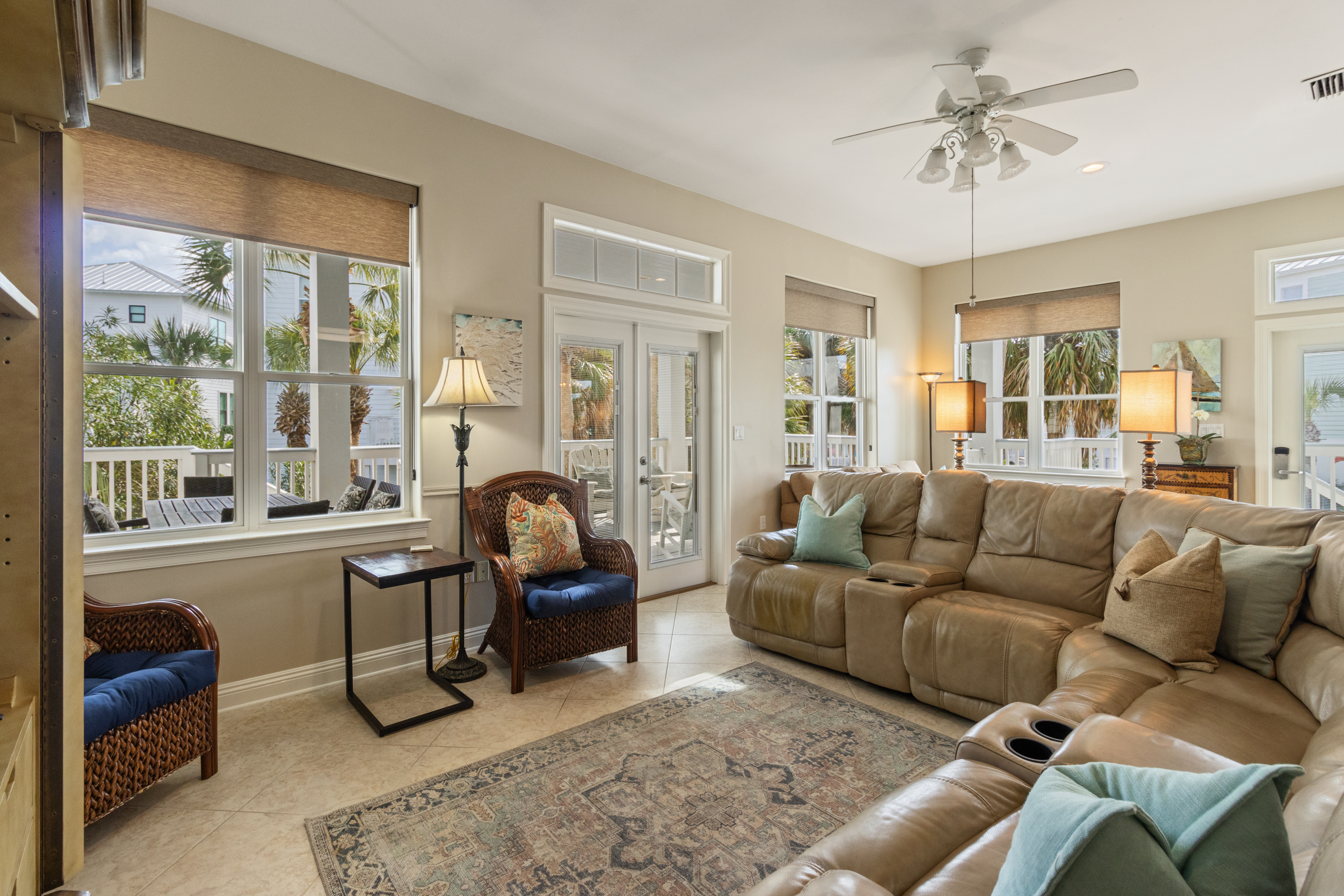 Comfortable seating in living area