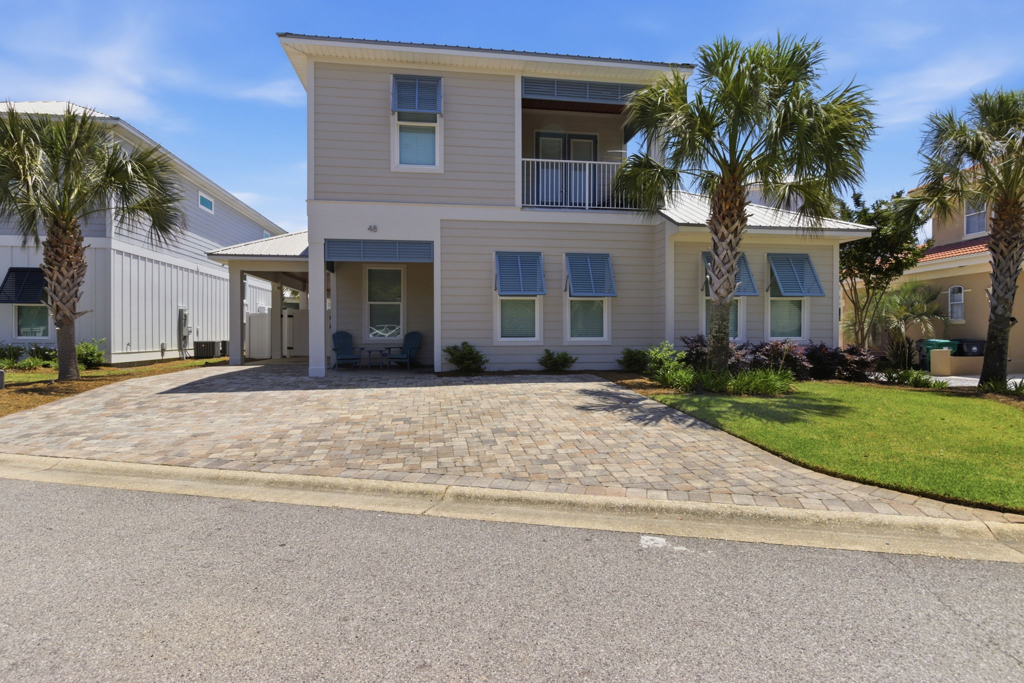 Spacious two-story beach home