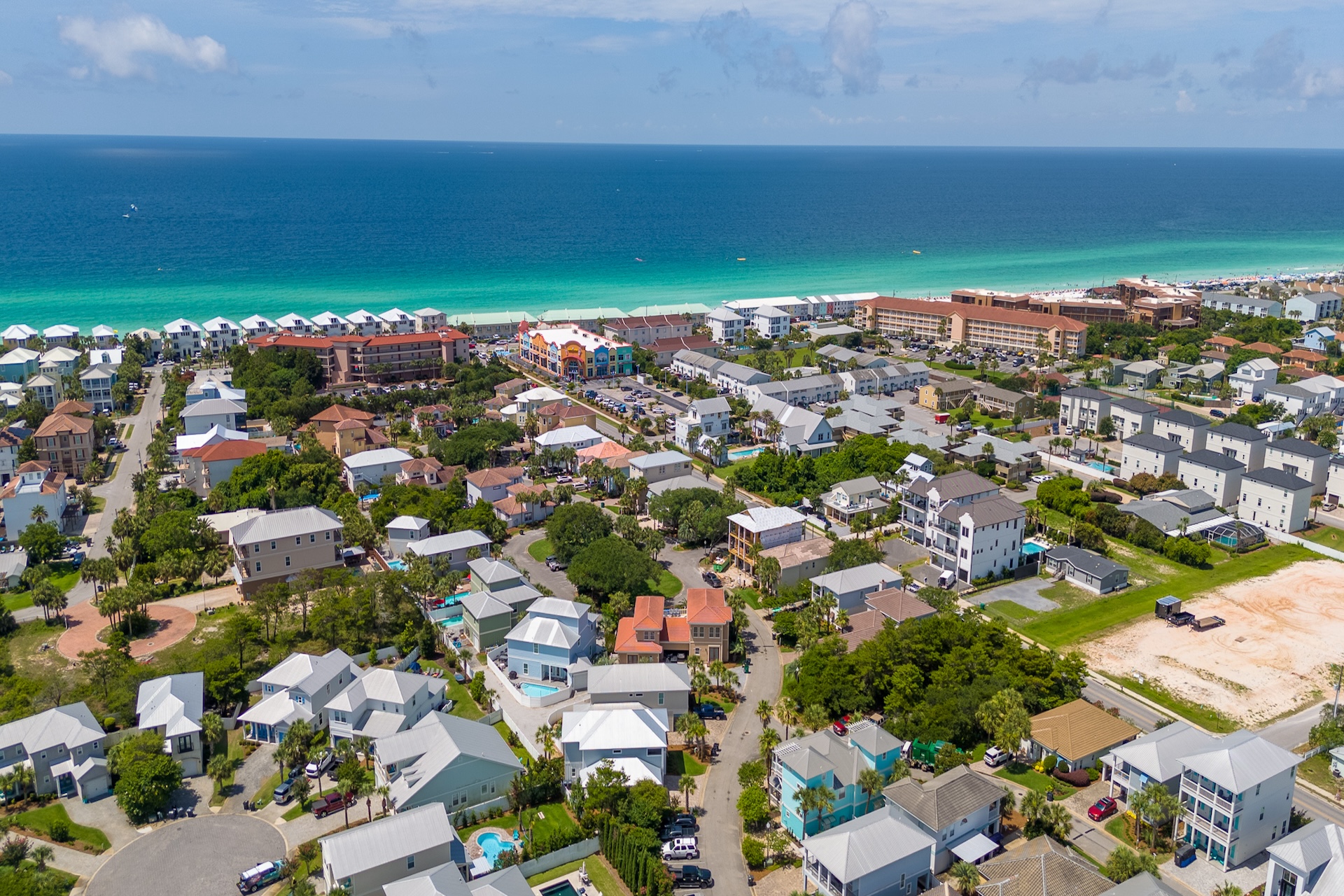 Short walk to the private beach